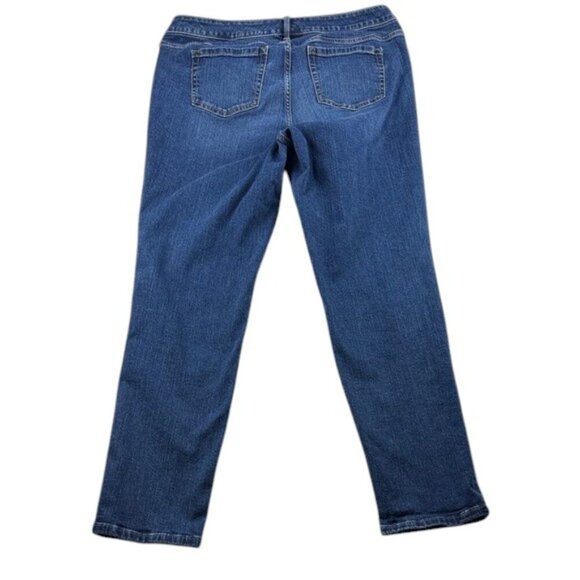 Torrid Perfect Boyfriend Ankle Jeans Vintage Stretch Blue Women’s Size 12 - Picture 2 of 8